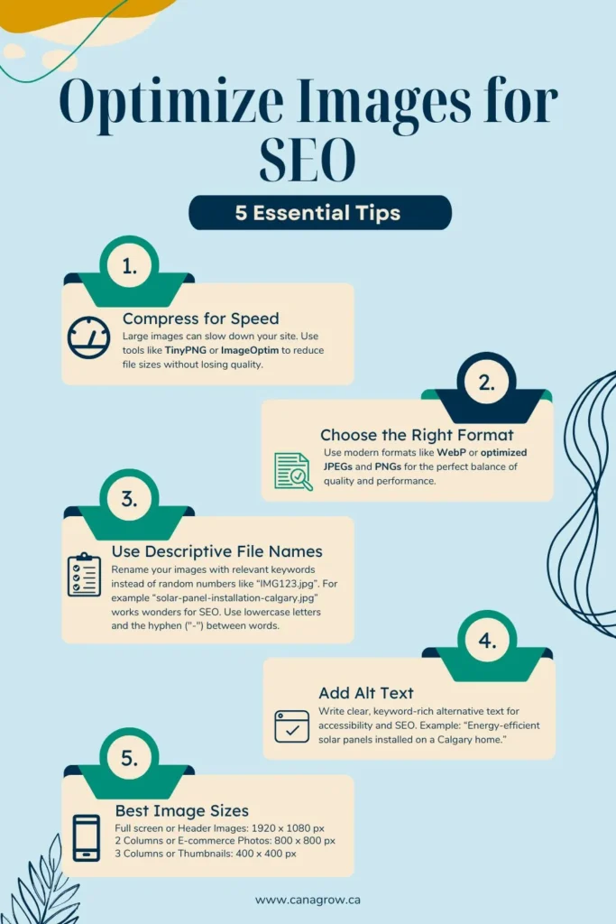 Optimize images for SEO 5 essential tips